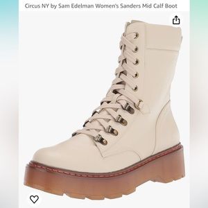 Circus NY by Sam Eldeman women’s Sanders mid calf boot gum lug sole size 7
